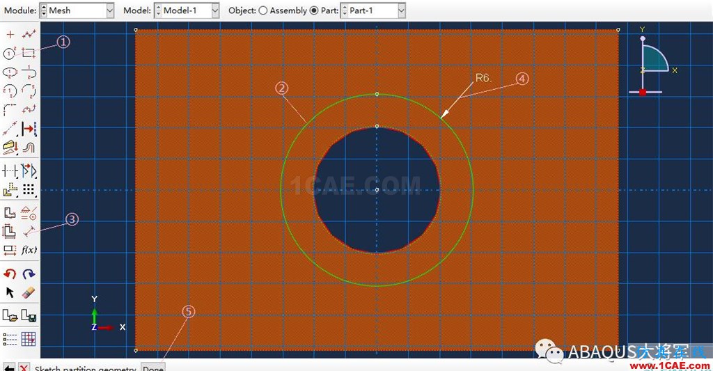 ABAQUS基本模塊介紹（1）——Mesh Module （下）abaqus有限元仿真圖片12