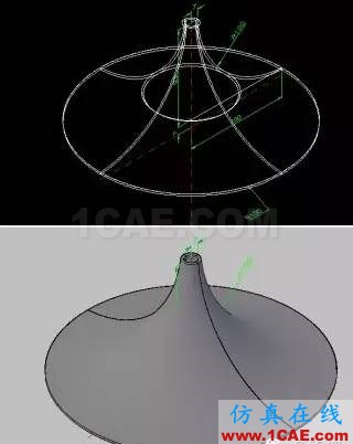 AutoCAD曲面實體造型實例AutoCAD仿真分析圖片10