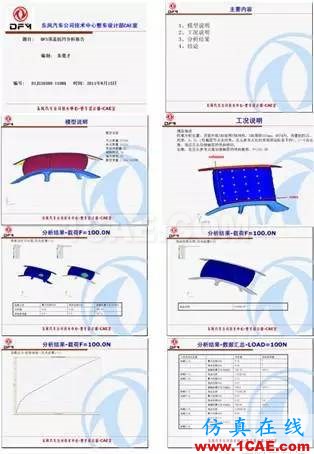 HyperWorks二次開發(fā)在頂蓋抗凹分析中的應(yīng)用hypermesh分析案例圖片6